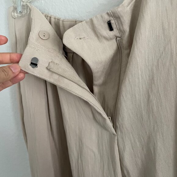 Zara wide length light summer pants work NWOT - Picture 2 of 7